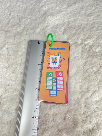 PDF Porte clé cartes des tables de multiplication