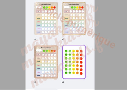 PDF Tableau de Comportement Hebdomadaire pour Enfants – PDF à Imprimer