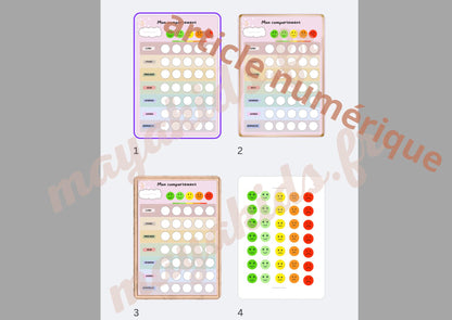 PDF Tableau de Comportement Hebdomadaire pour Enfants – PDF à Imprimer