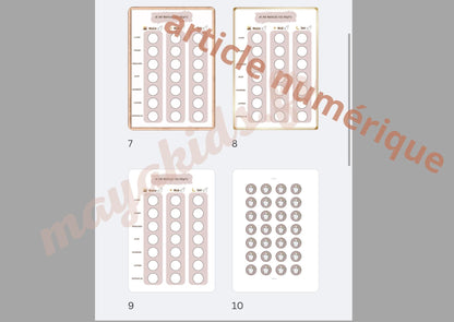 PDF Tableau de brossage des dents Hebdomadaire pour Enfants – PDF et PNG à Imprimer