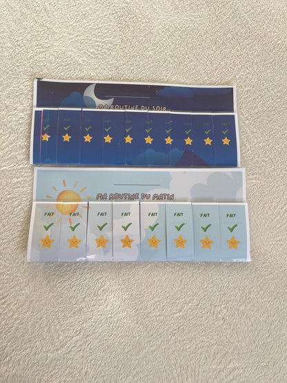 PDF Routine du matin et soir pour petit garçon