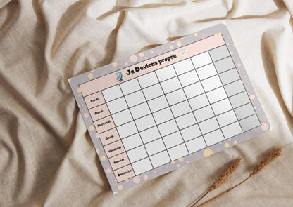 PDF Tableau d'apprentissage de propreté pour enfants