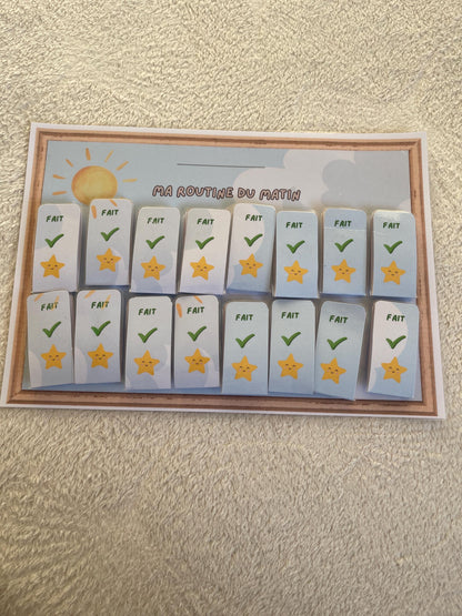 PDF Routine du matin pour enfants