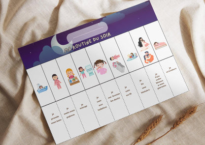 PDF Routine du matin et soir pour fille