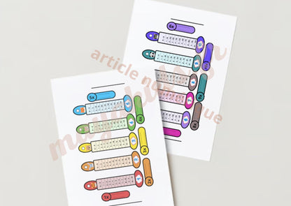 PDF Porte clé cartes des tables de multiplication