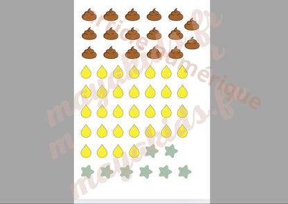 PDF Tableau d'apprentissage de propreté pour enfants