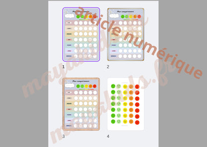 PDF Tableau de Comportement Hebdomadaire pour Enfants – PDF à Imprimer