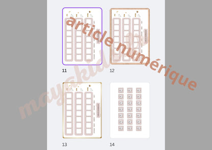 PDF Tableau de brossage des dents Hebdomadaire pour Enfants – PDF et PNG à Imprimer