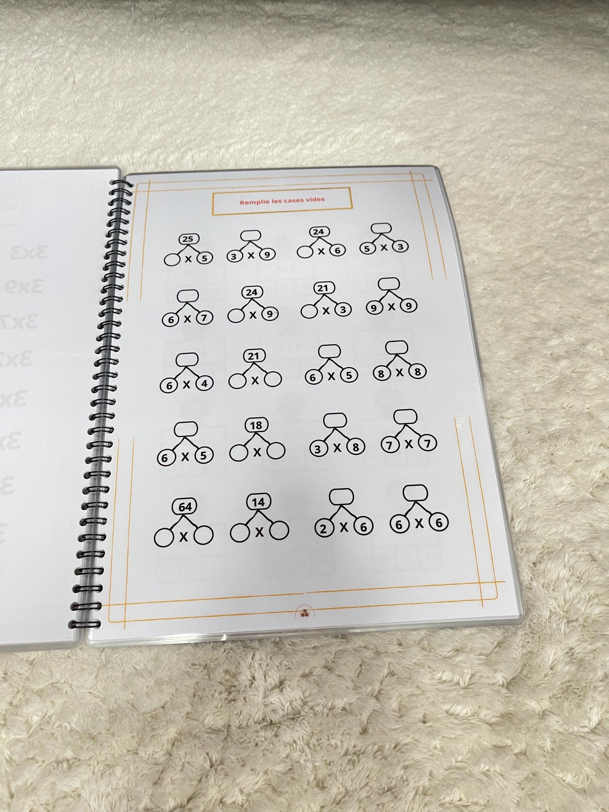 Livret des tables de multiplication
