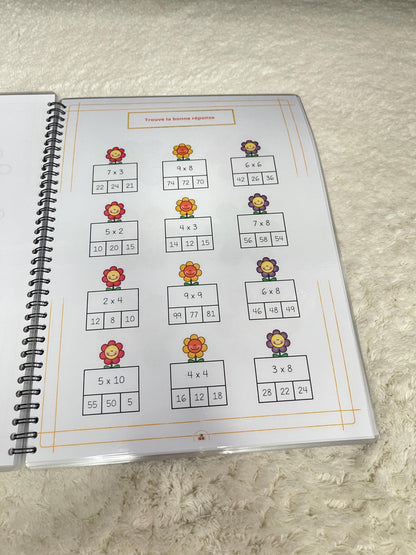 Livret des tables de multiplication