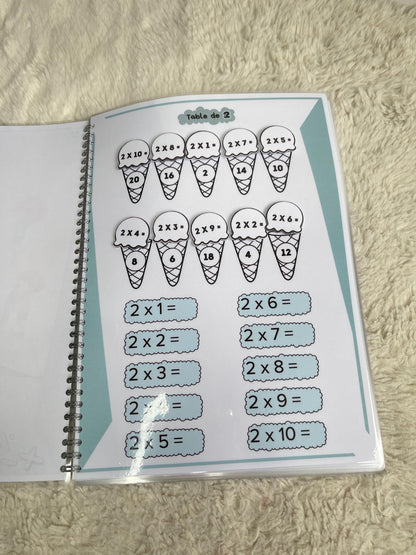 Livret des tables de multiplication