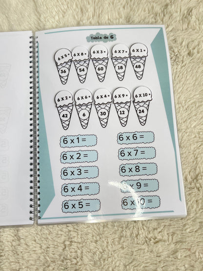 Livret des tables de multiplication
