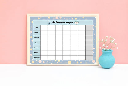 PDF Tableau d'apprentissage de propreté pour enfants