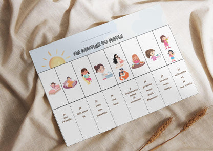 PDF Routine du matin et soir pour fille