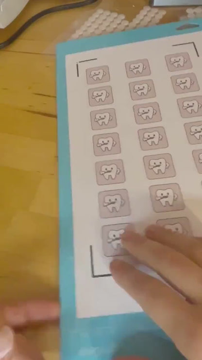 PDF Tableau de brossage des dents  Hebdomadaire pour Enfants – PDF et PNG à Imprimer