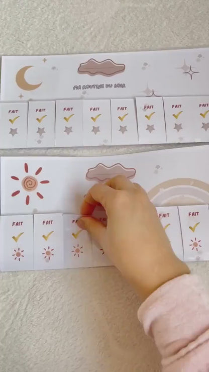 PDF Routine du matin et soir pour enfants