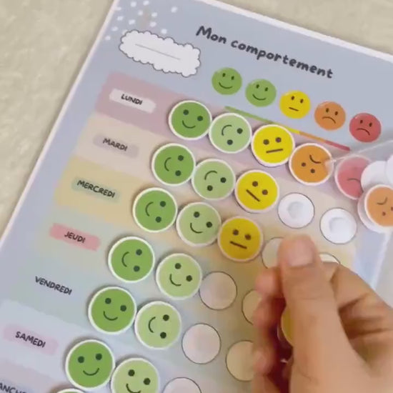 PDF Tableau de Comportement Hebdomadaire pour Enfants – PDF à Imprimer