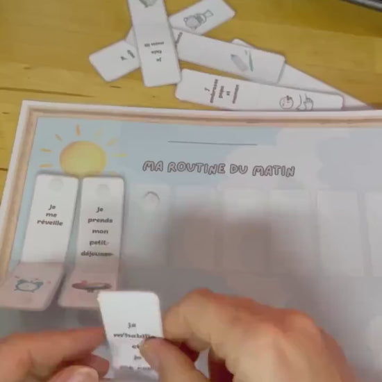 PDF Routine du matin  pour enfants