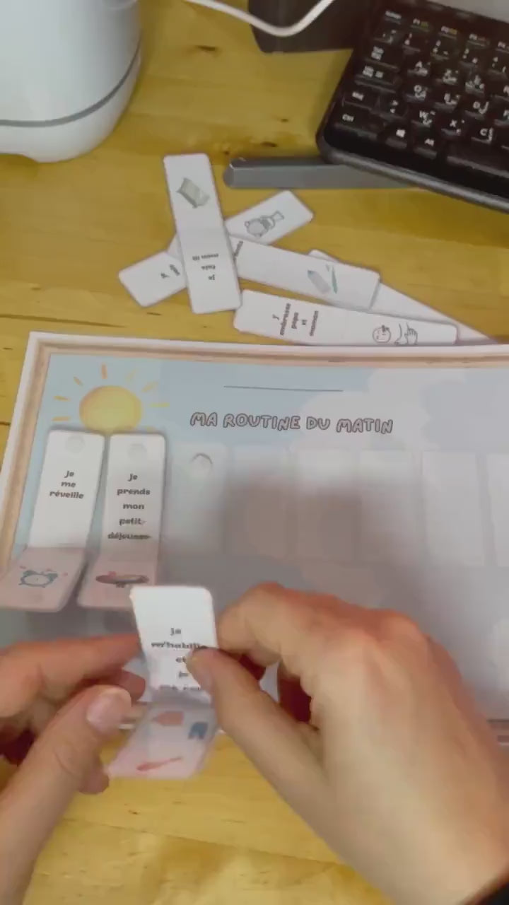 PDF Routine du matin  pour enfants