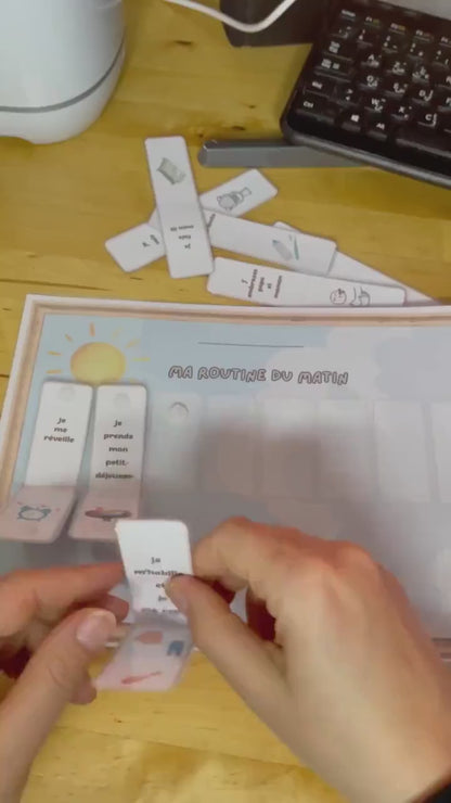 PDF Routine du matin  pour enfants